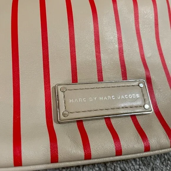 Marc Jacobs striped leather crossbody bag - Picture 3 of 7